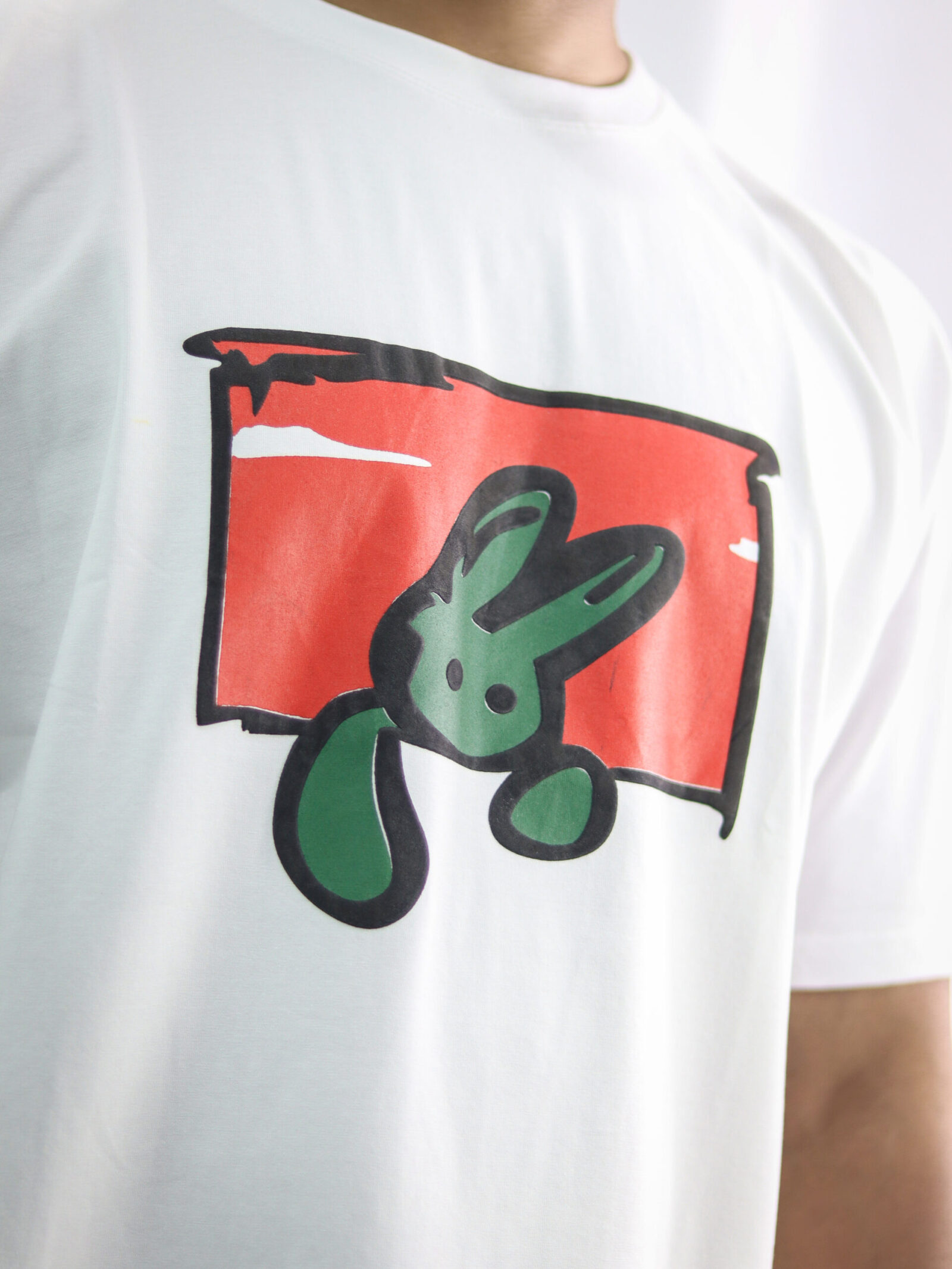 Bugs Bunny - Cute Front, High Density Back Print T-shirt - Image 5