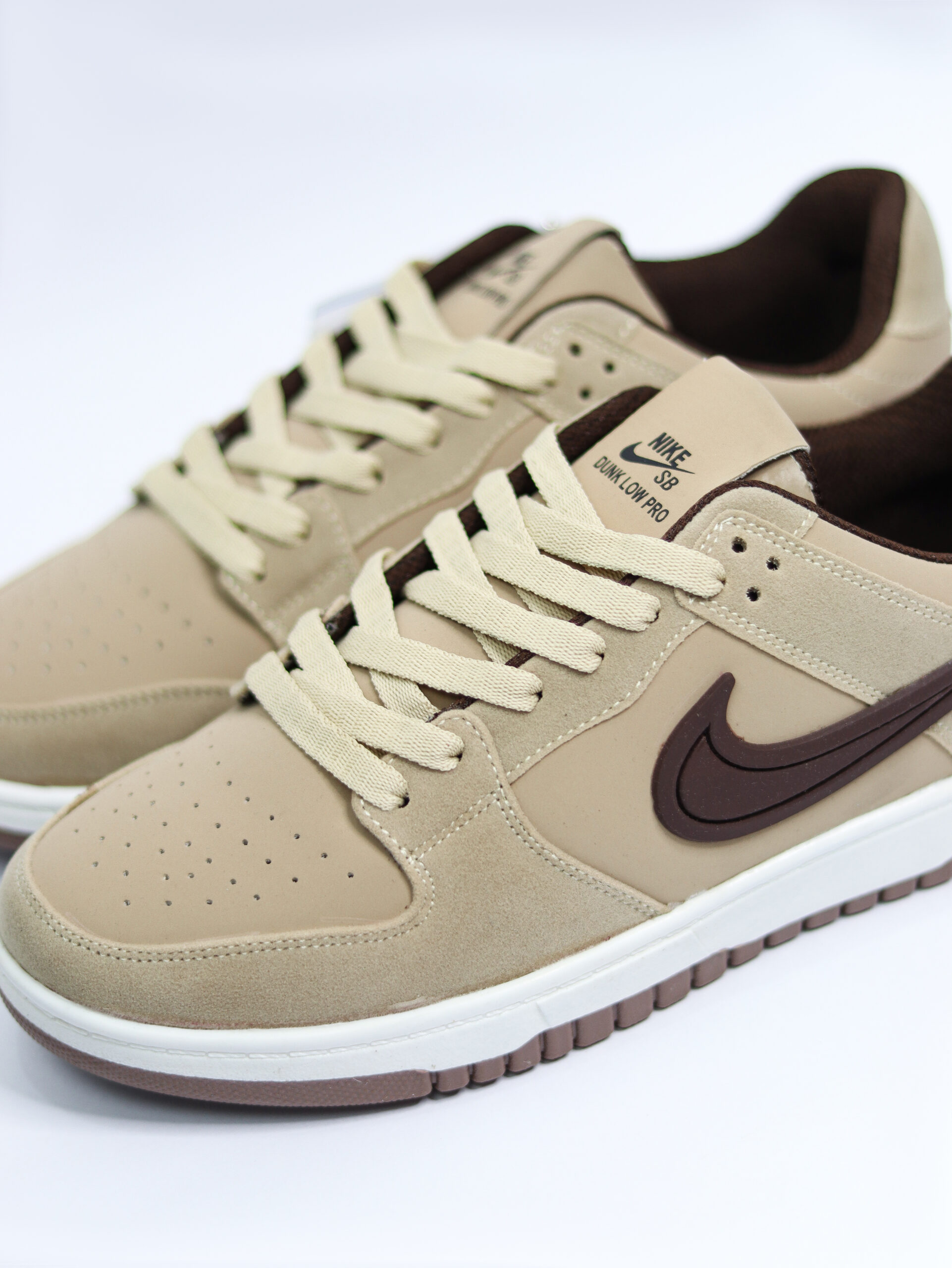 SB Dunk Low X Ambush Beige Brown - Image 4
